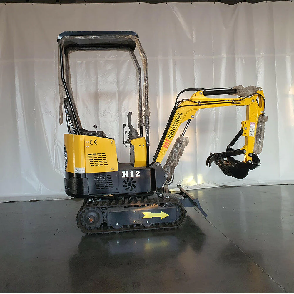 1 Ton, 13.5 HP Gasoline Engine (B&S) Mini Excavator | AGT-H12 - Image 6