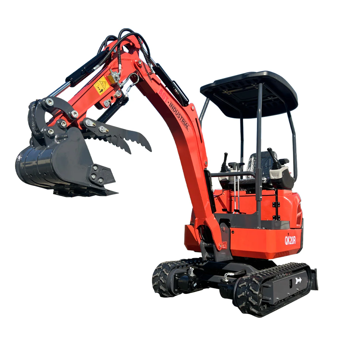 1 Ton, RATO Engine Mini Excavator | QK20R - Image 3