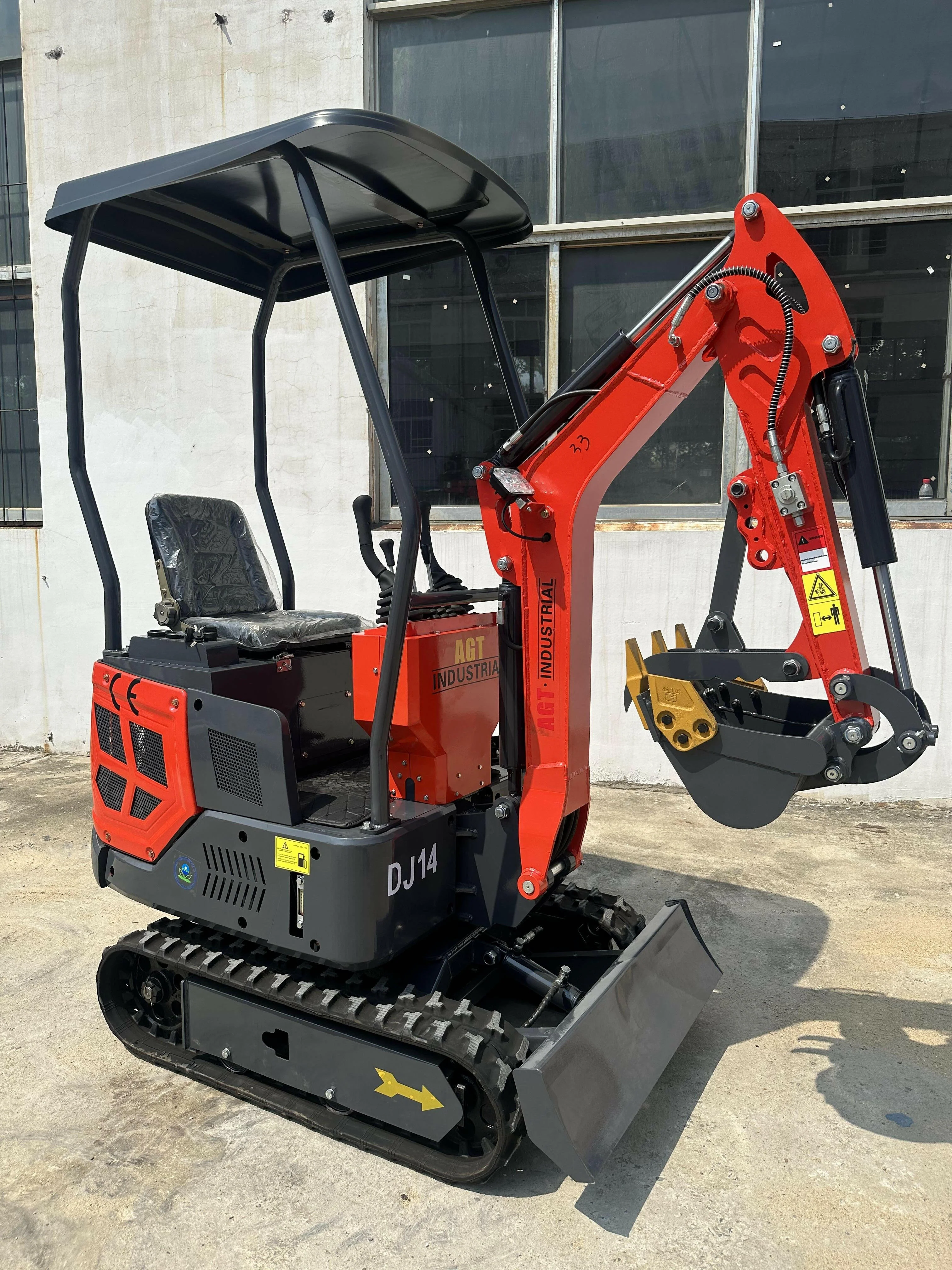 1 Ton, B&S Engine Mini & Small Excavator | AGT-DJ14 - Image 6