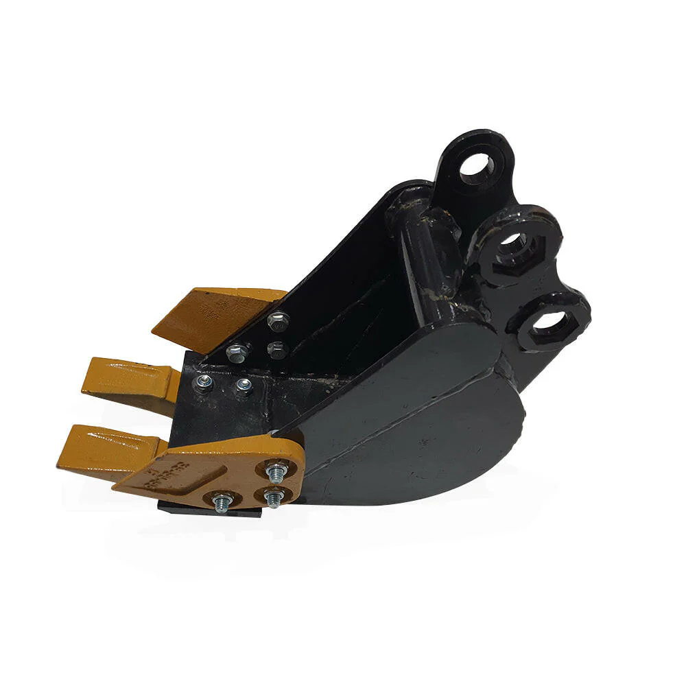 8" Bucket with tooth for 1-Ton 2-Ton Mini Excavator | 12EX-WD08 - Image 4