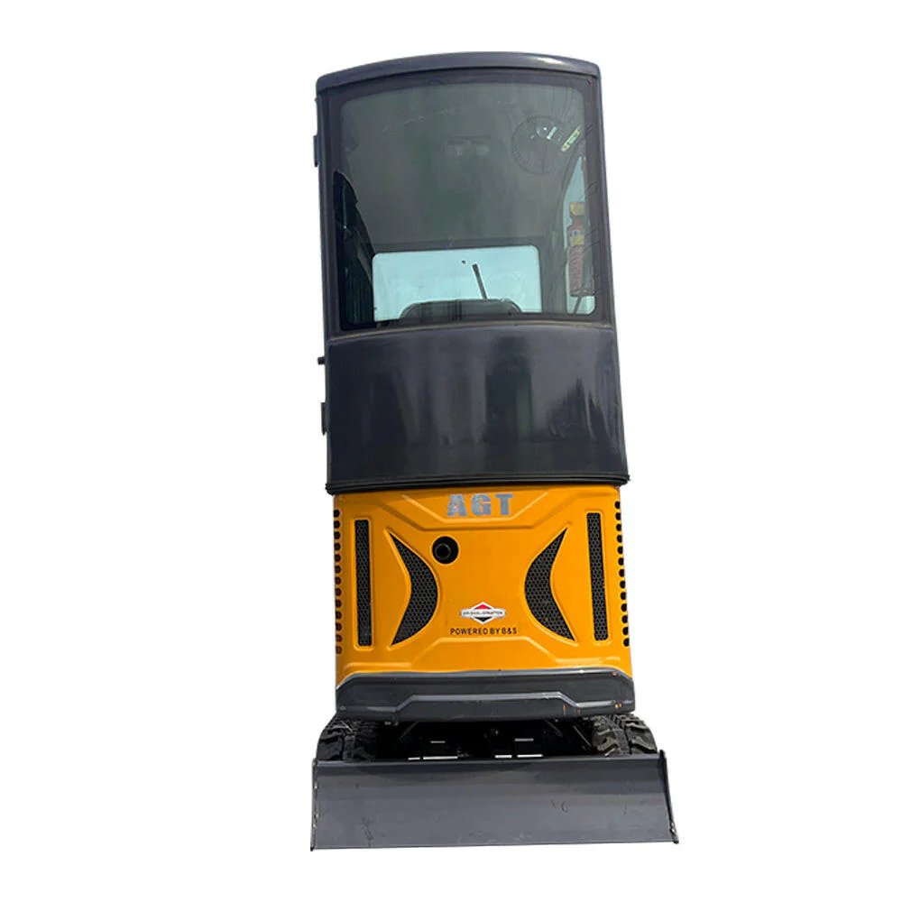 1 Ton, B&S Engine Mini Small Cab Excavator w/ Hydraulic Thumb & Swing Boom | AGT-DM13-C - Image 7