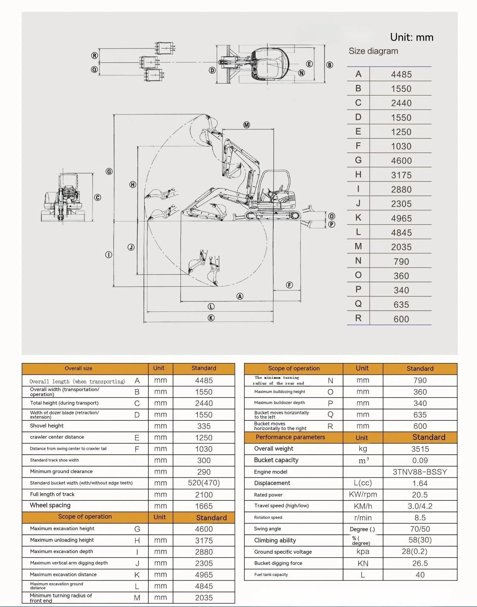 3.5, Ton Mini Excavator | CFG-KU45 - Image 9