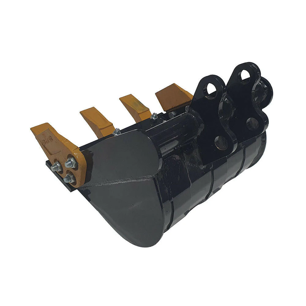 16" Bucket with teeth for AGT Mini Excavators | AGT-12EX-WD16 - Image 4