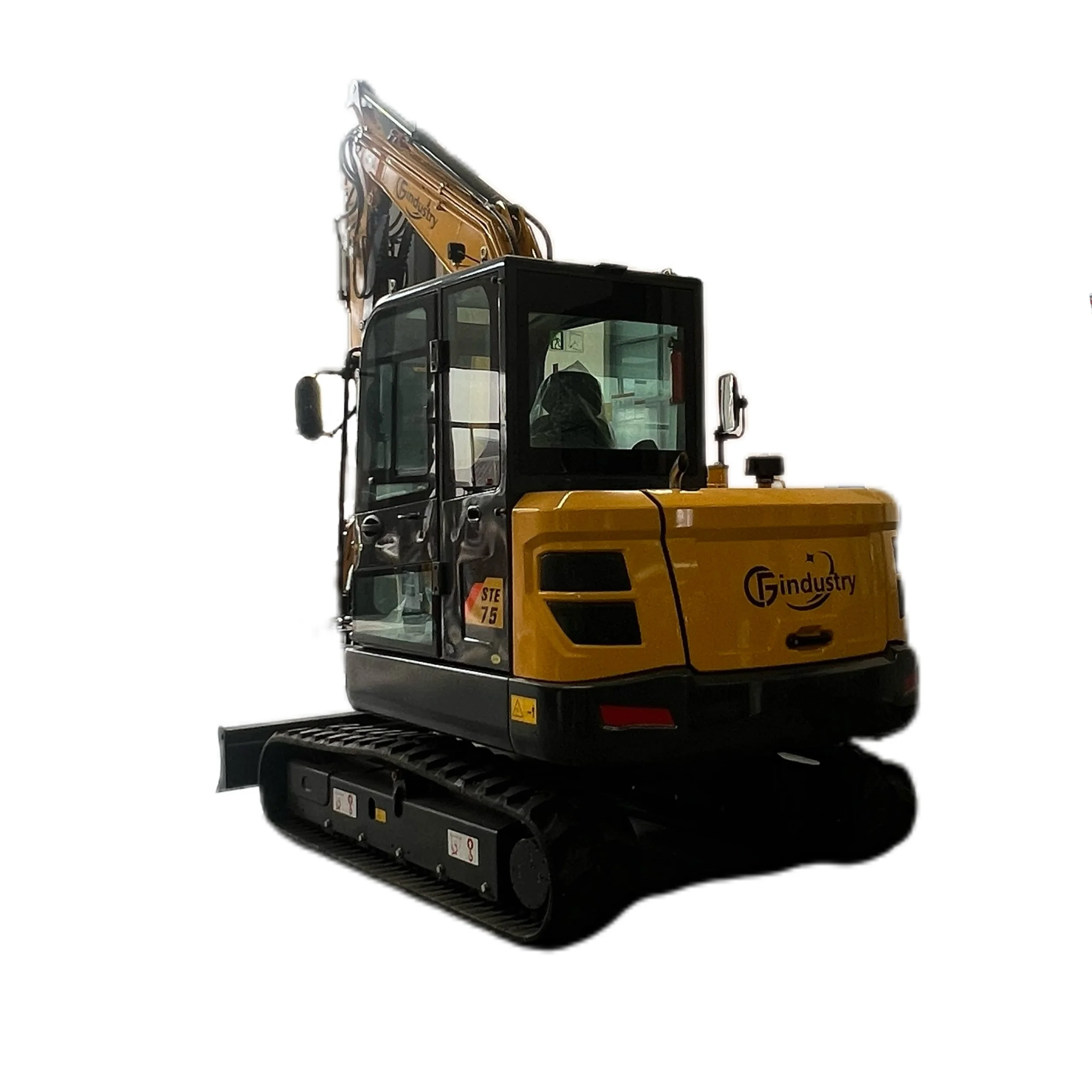 6 Ton Kubota Diesel Engine Excavator W/ Enclosed Cab & Pilot Control | STE75 - Image 2
