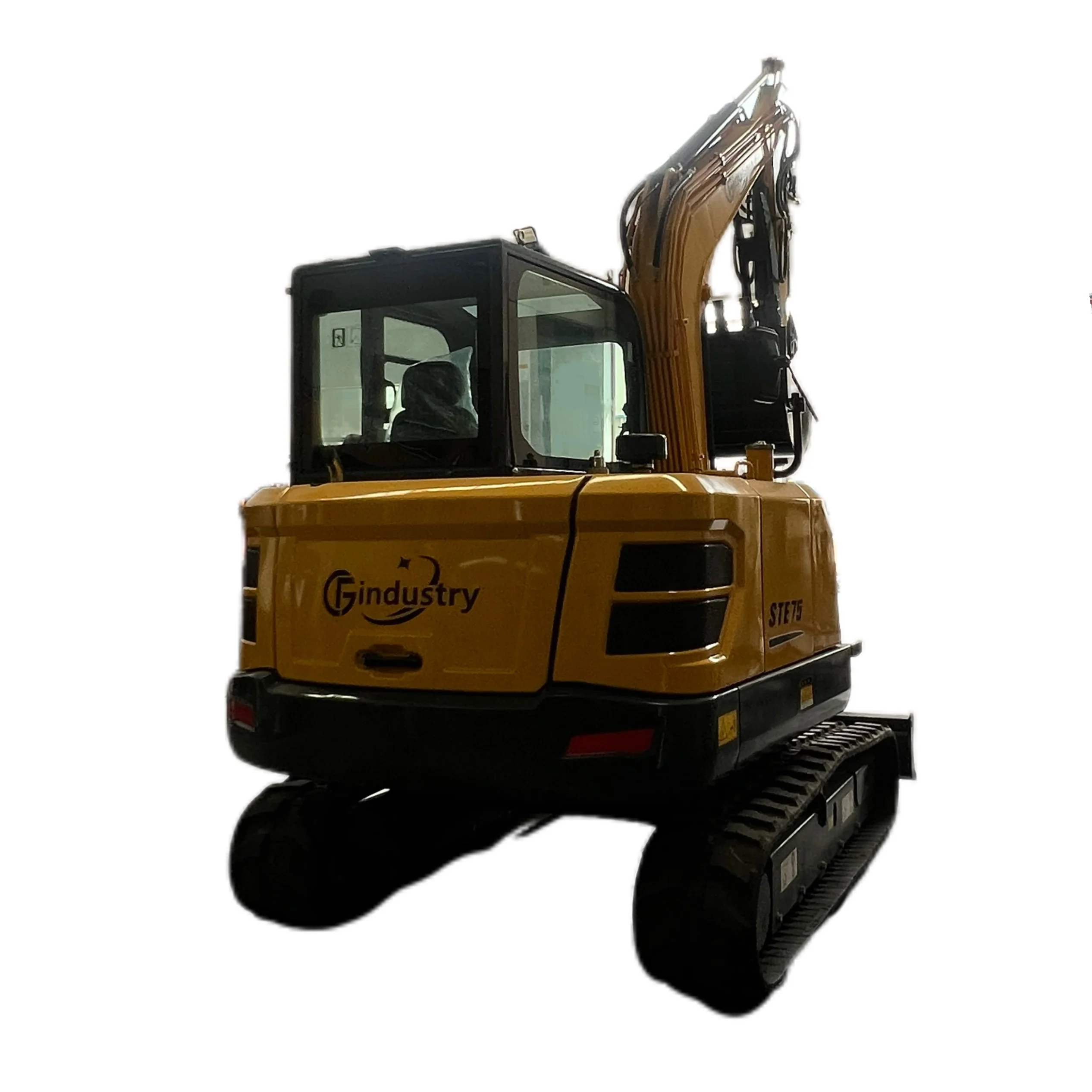 6 Ton Kubota Diesel Engine Excavator W/ Enclosed Cab & Pilot Control | STE75 - Image 3