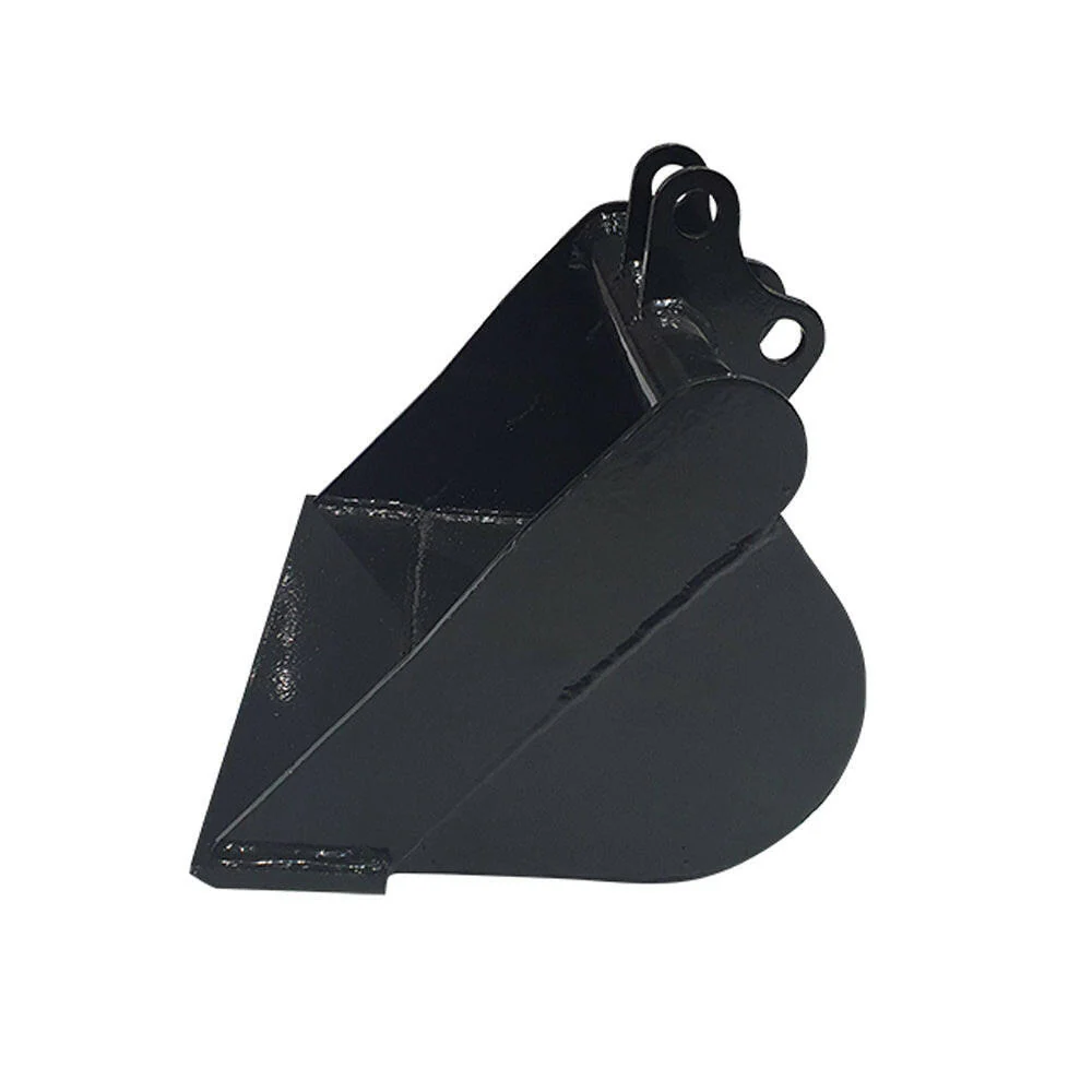 24" Toothless Bucket for 1-Ton 2-Ton Mini Excavator without teeth | AGT-12EX-WD24B - Image 4