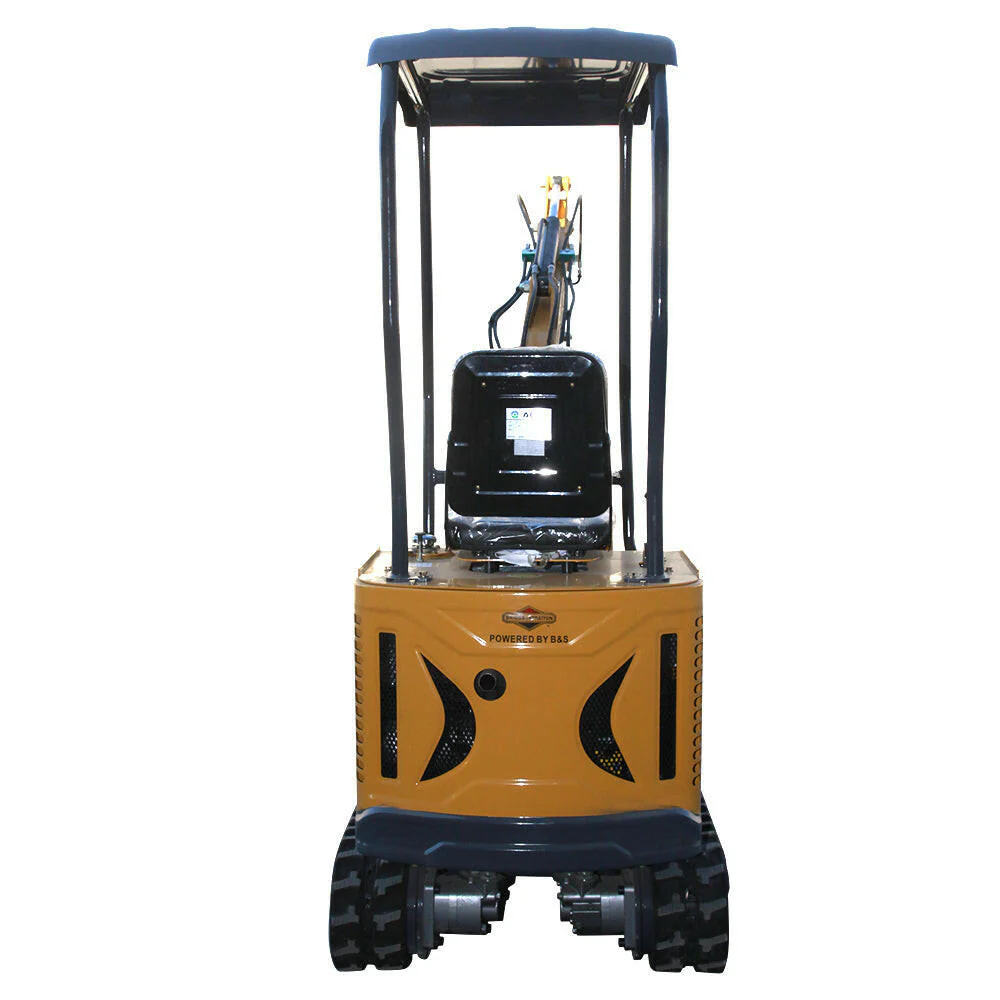 1 Ton, 13.5 HP Gasoline Engine (B&S) Mini Excavator w/ Hydraulic Thumb & Side Swing Boom | AGT-DM12-C - Image 8