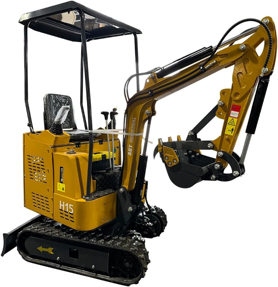 1 ton, 13.5HP RATO Mini Excavator w/ pilot control system | AGT-H15R - Image 10