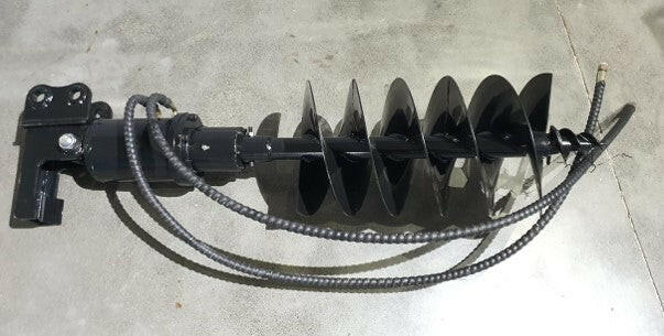 Auger Attachment W/ 8" Bit for AGT Mini Excavator | 12EX-AGR - Image 3