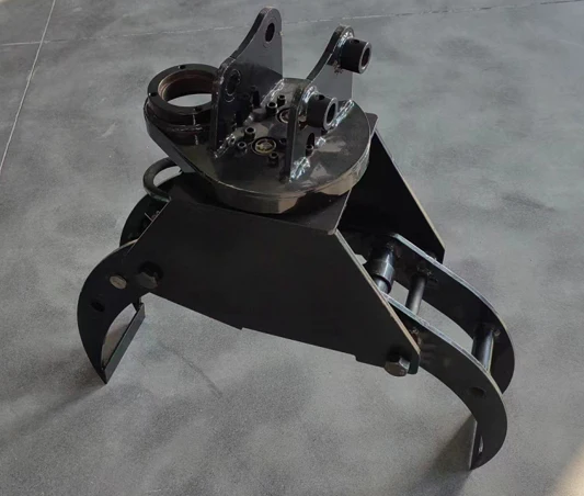 Hydraulic Rotation Log Grapple for AGT Mini Excavator | 12EX-XZZMQ - Image 3