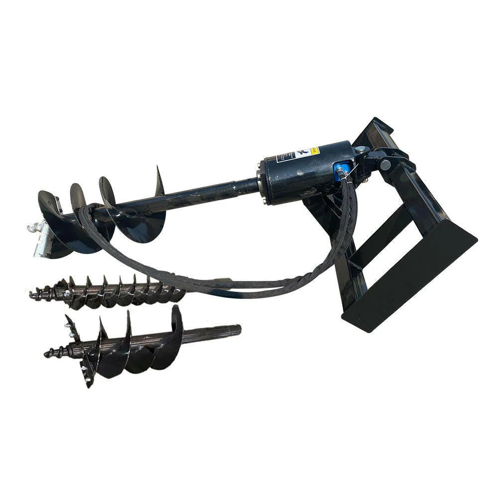 Skid Steer Hydraulic Auger with 3 bits For Sale 12-16 gpm | AGT-SSECAG-Y - Image 5