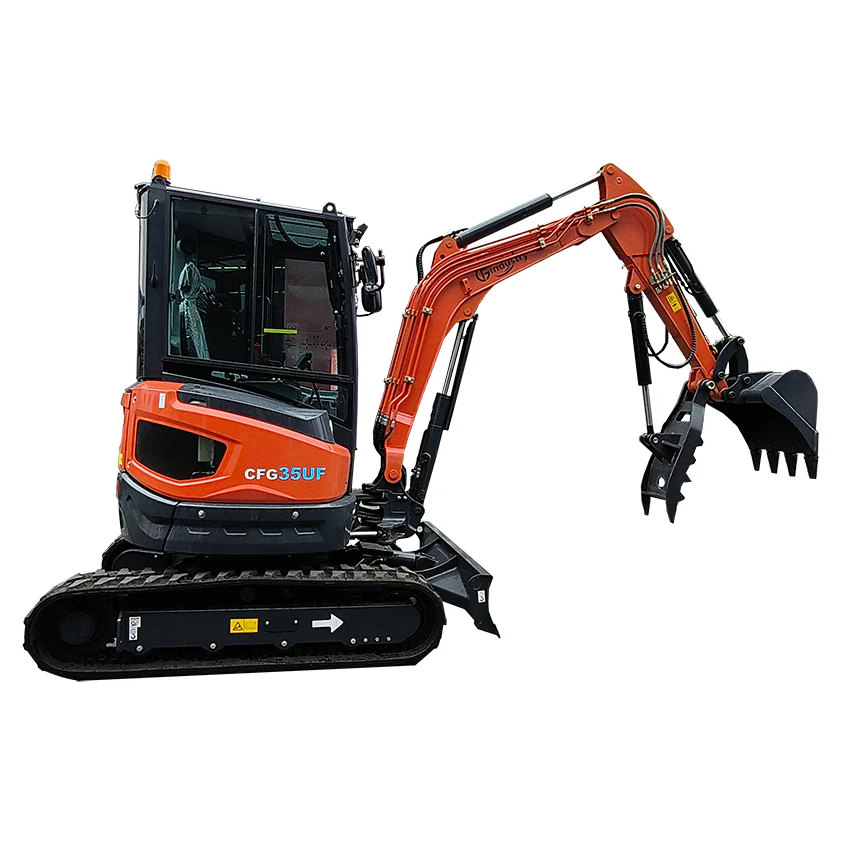 2.8 Ton, Kubota Diesel Engine Mini Excavator w/ Hydraulic Thumb | CFG35UF - Image 6