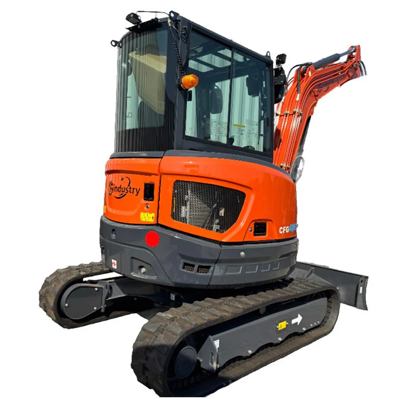 4 Ton, Kubota Diesel Engine Mini Excavator w/ Hydraulic Thumb & A/C | CFG-40UF - Image 3