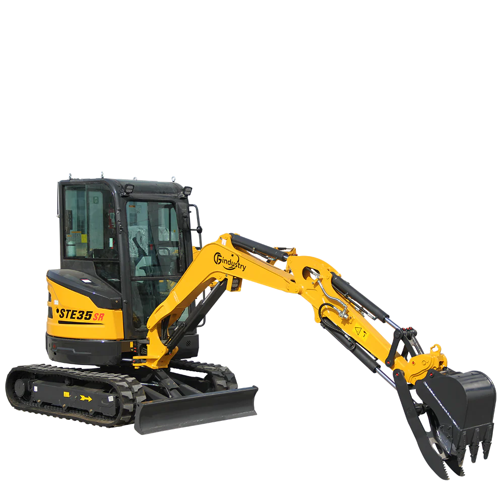 2.8 Ton, Yanmar Diesel Engine Mini Excavator w/ Hydraulic Thumb | CFG-STE35SR - Image 7