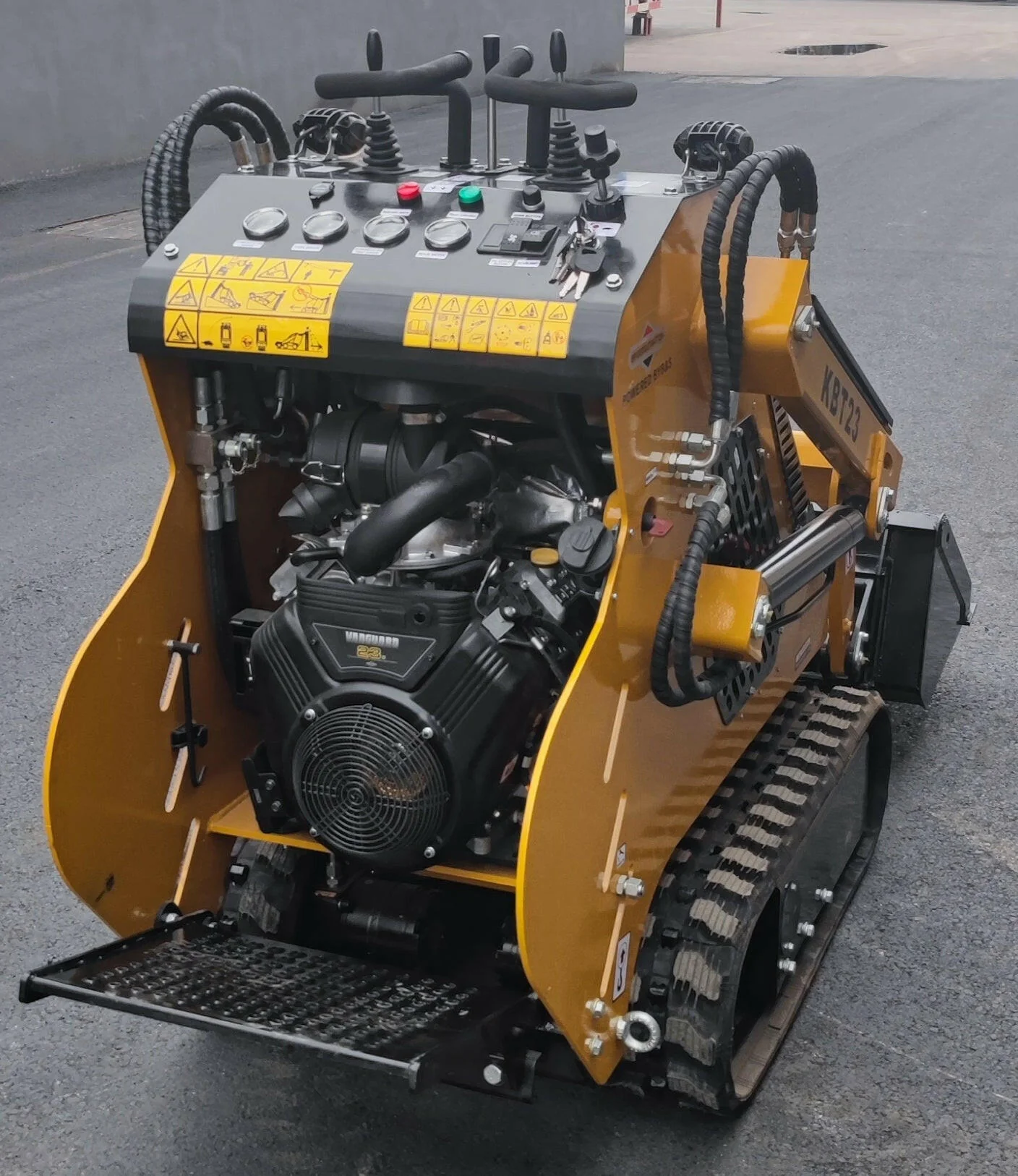 1 Ton, Mini Stand On Skid Steer Track Loader | CFG-KBT23 - Image 6