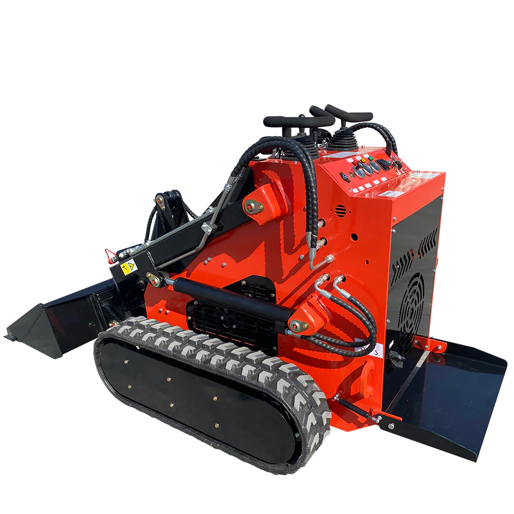 1 Ton, RATO Engine Mini Skid Steer Track Loader | LRT23 - Image 3