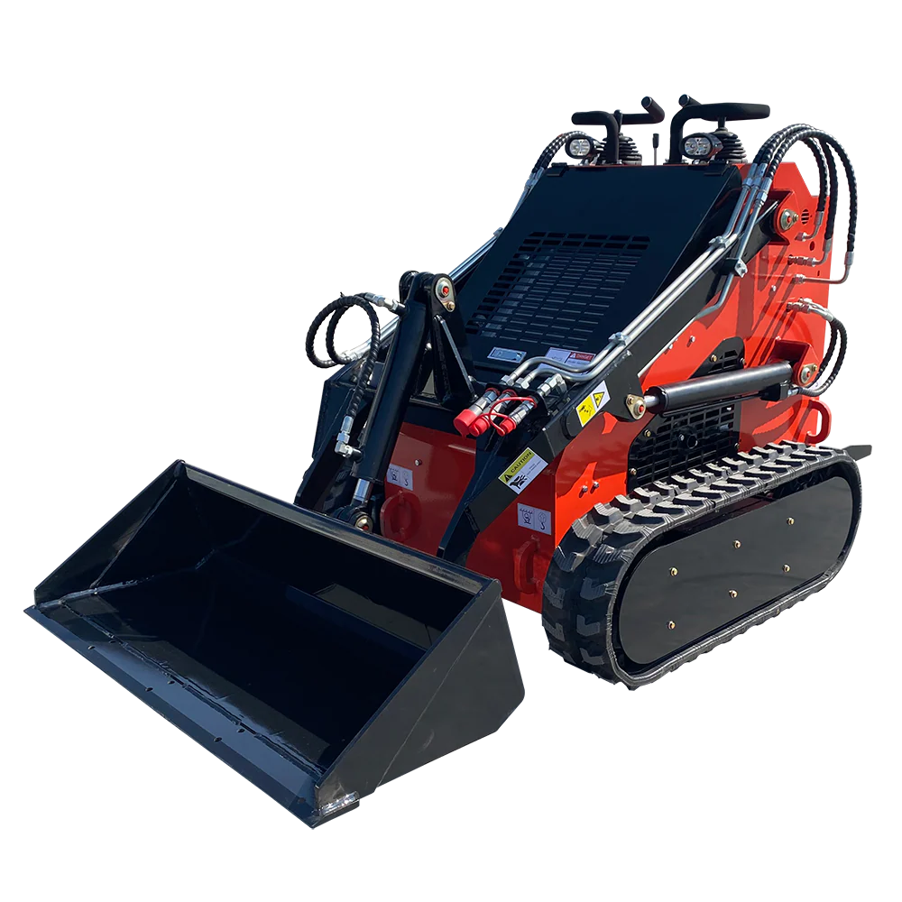 1 Ton, RATO Engine Mini Skid Steer Track Loader | LRT23 - Image 4