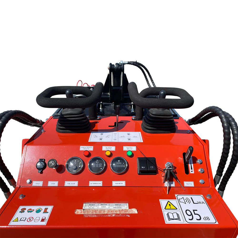 1 Ton, RATO Engine Mini Skid Steer Track Loader | LRT23 - Image 6