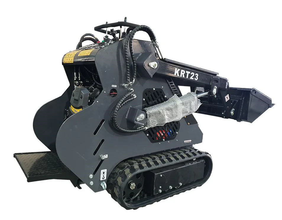 1 Ton, Mini Stand on Skid Loader Mini Crawler | CFG-KRT23 - Image 7