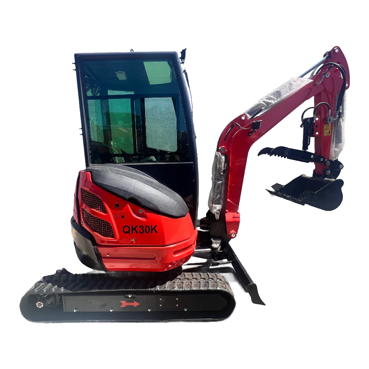 2.8 Ton Kubota Diesel Engine Mini Excavator W/ Enclosed Cab | QK30K - Image 2