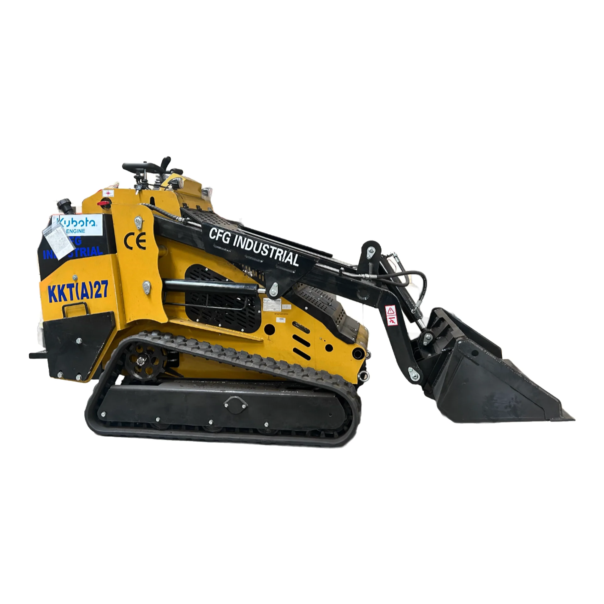 1.4 Ton, Kubota Diesel Engine 27HP Mini Skid Steer | KKT27 - Image 4