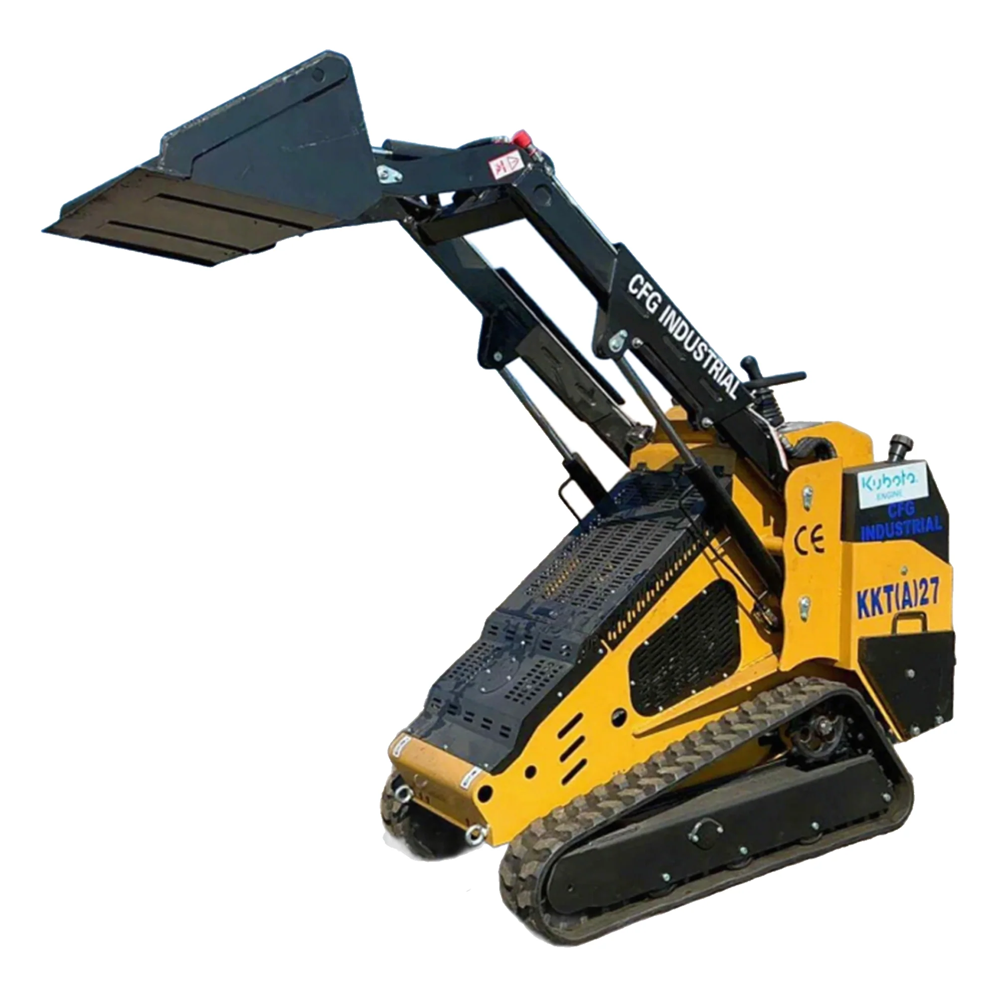 1.4 Ton, Kubota Diesel Engine 27HP Mini Skid Steer | KKT27 - Image 5