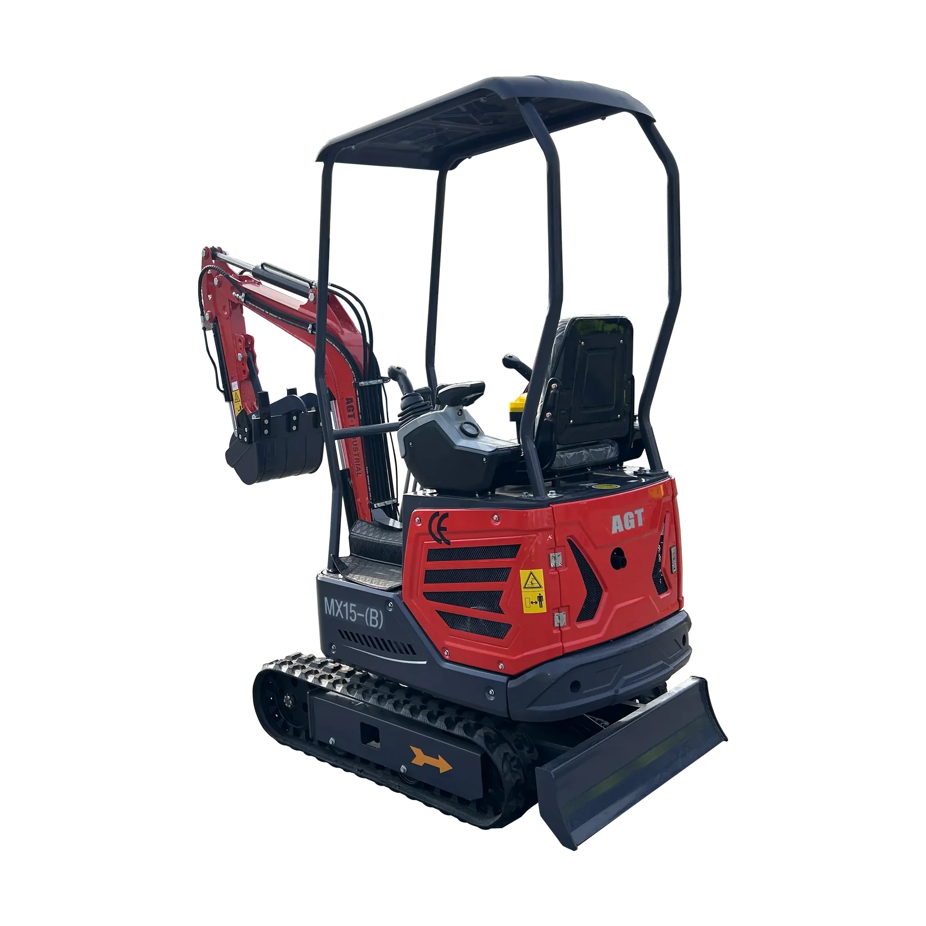 1 Ton, B&S Engine Mini Excavator w/ Pilot Control | MX15-B - Image 3