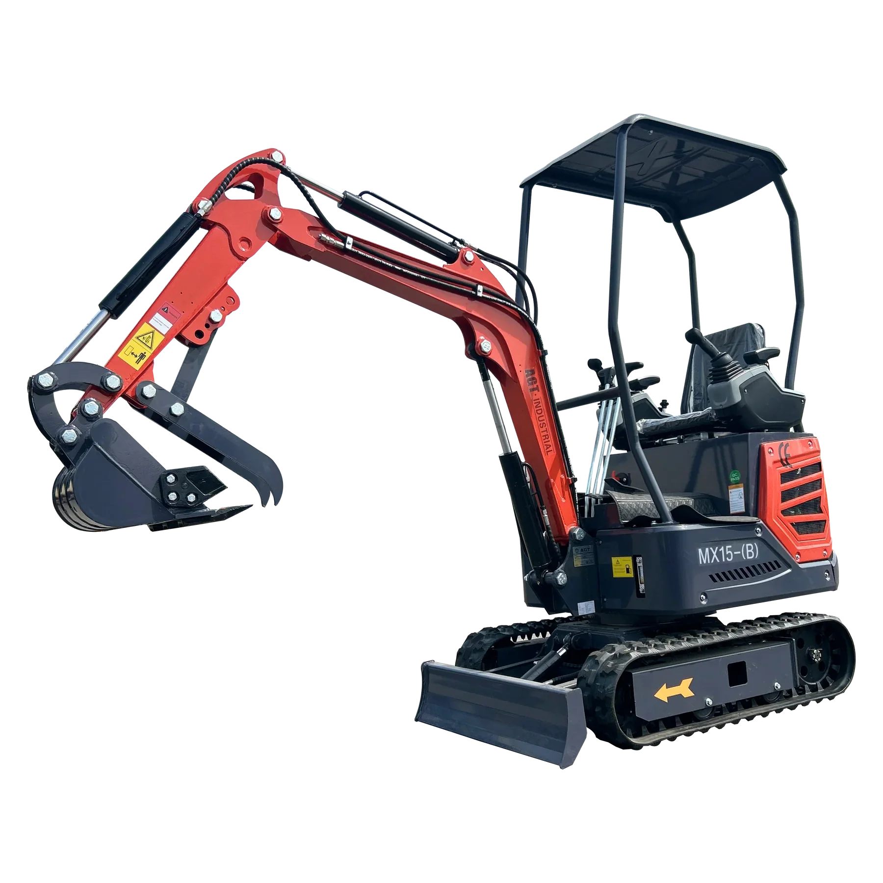 1 Ton, B&S Engine Mini Excavator w/ Pilot Control | MX15-B - Image 6