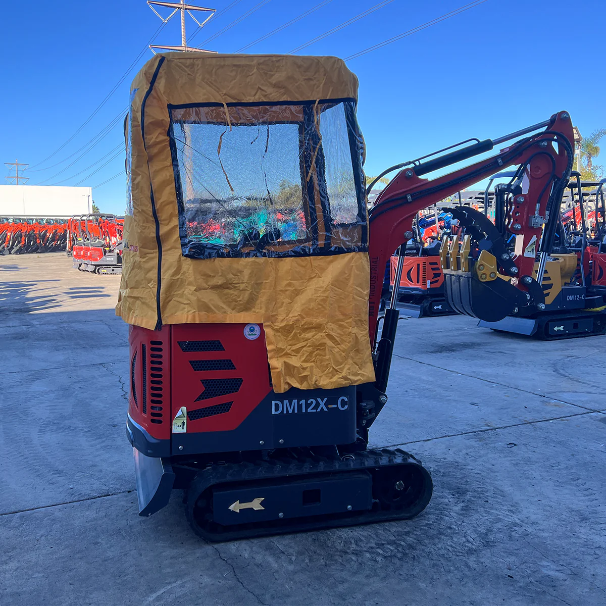 All Weather Protective Cover X Temporary Cab for DM12 | CY-DM12X-C - Image 2