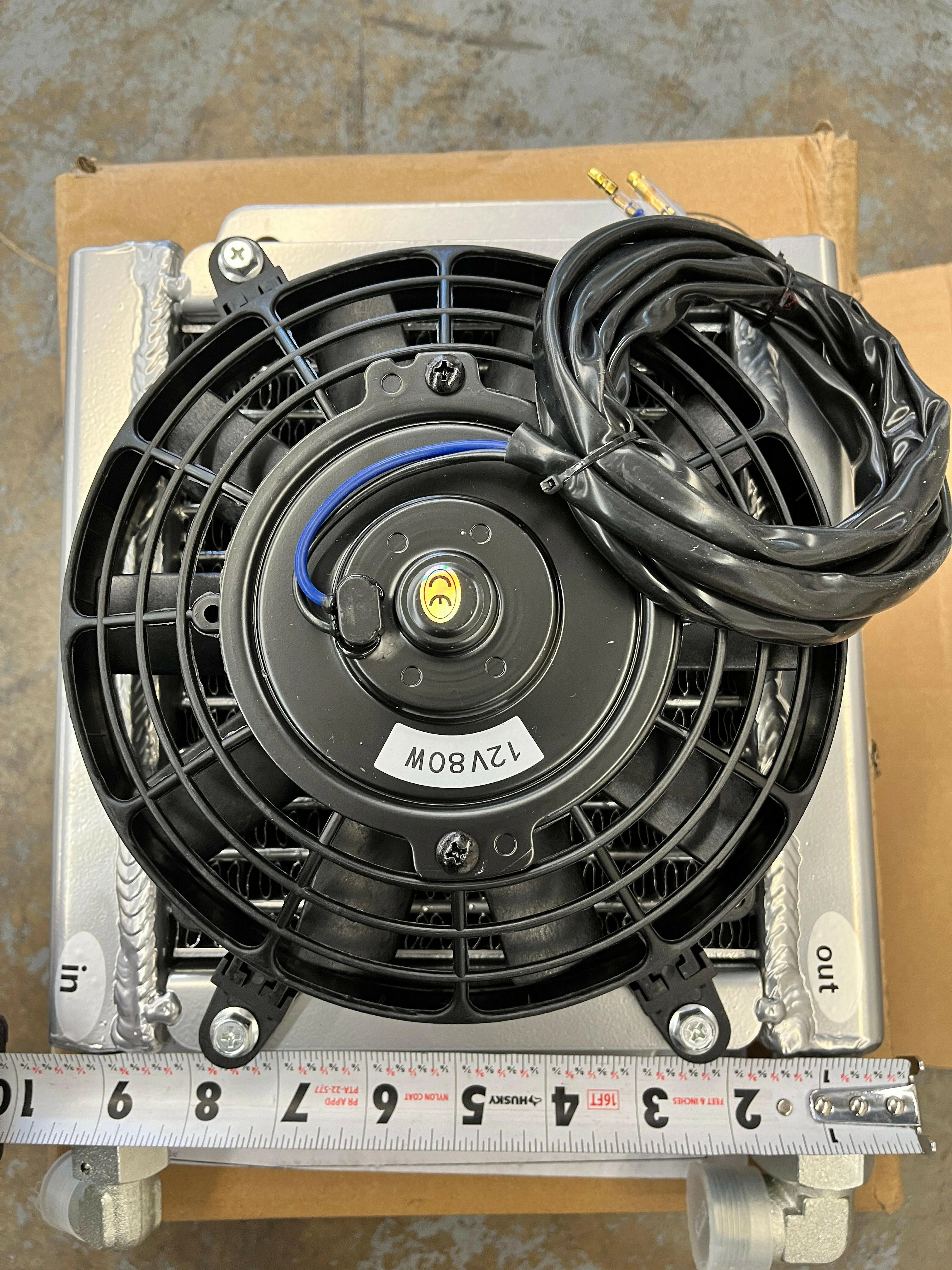 Hydraulic Oil Cooler Radiator Plus Fan For AGT Mini Excavators | H12-QH12SRQ - Image 4