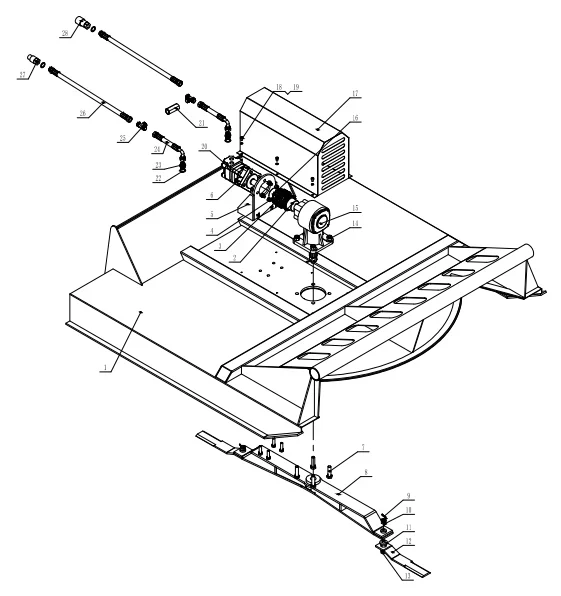 Blade Holder for AGT-RC72 Brush Cutter | AGT-BCRCBLD - Image 4
