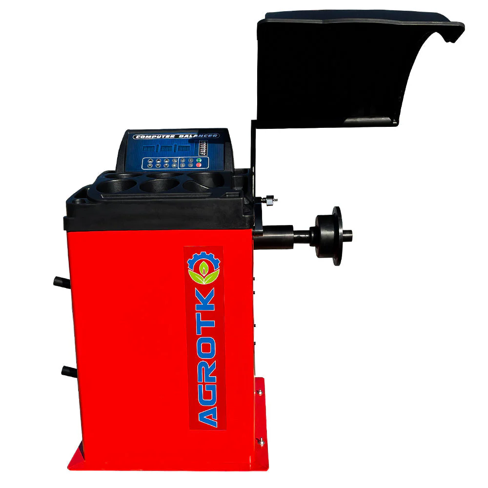 Wheel Balancer 10''-24'' Rim Diameter, With Protection Hood | AGT-WB24 - Image 2