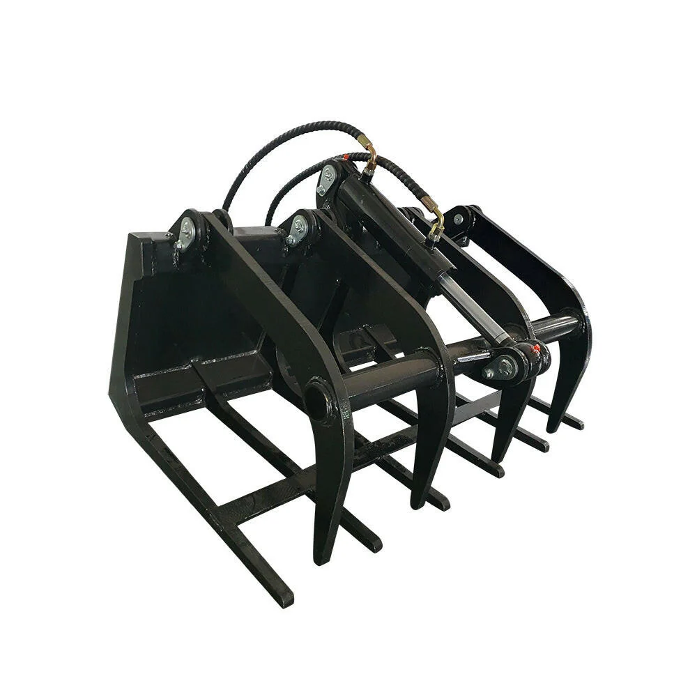 39" Hydrualic Grapple Mini Skid Steer Wood Grabber | AGT-M-HGB - Image 4