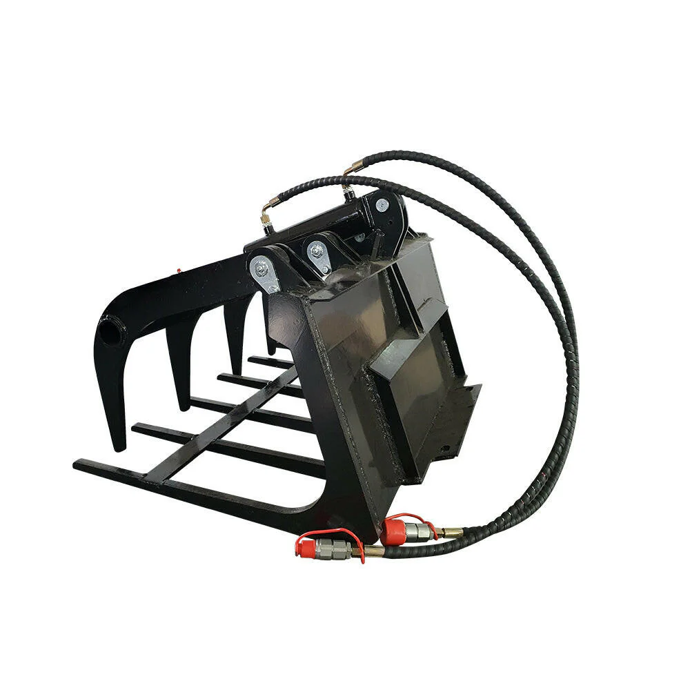 39" Hydrualic Grapple Mini Skid Steer Wood Grabber | AGT-M-HGB - Image 6