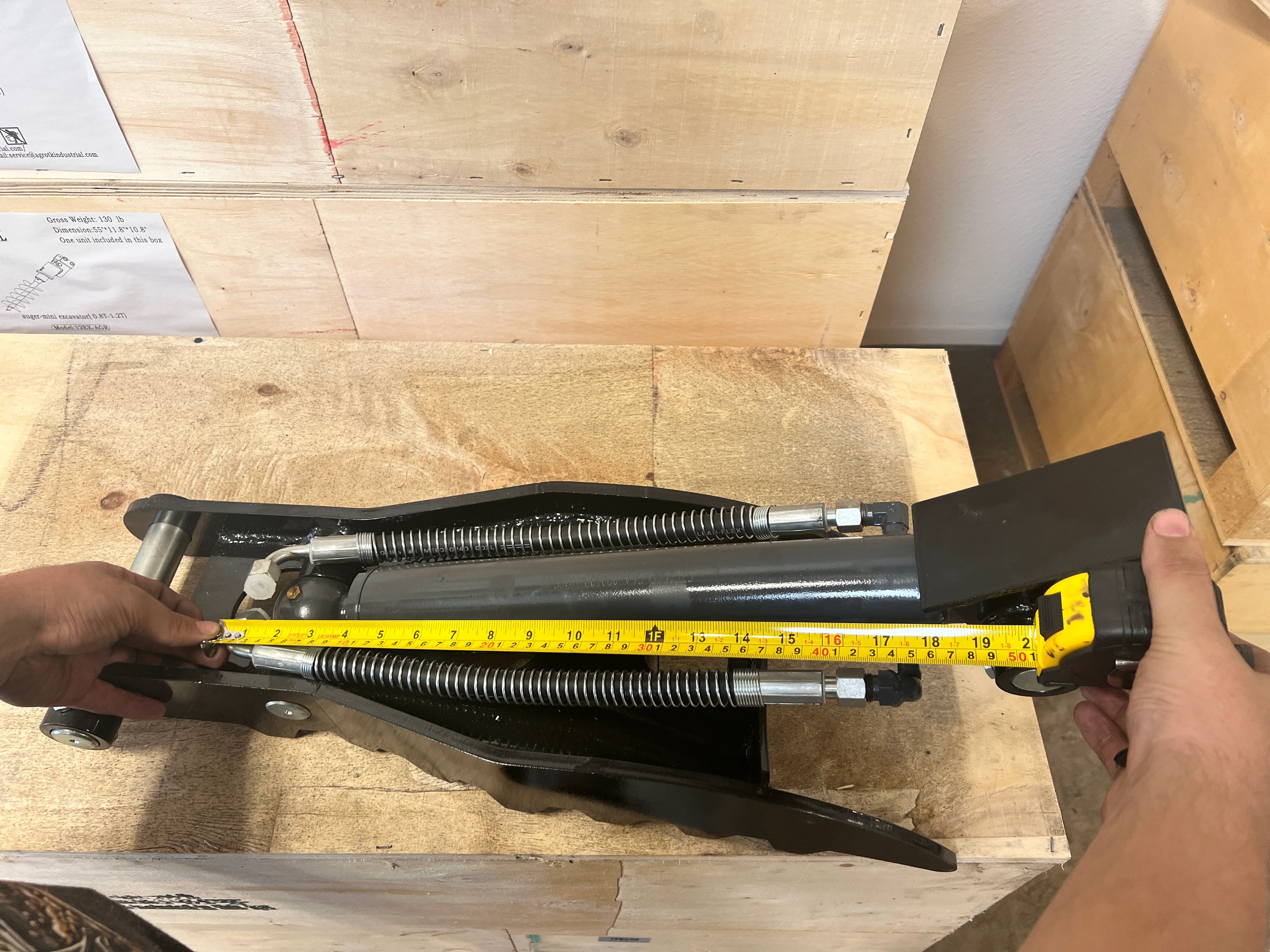 Weld-On Hydraulic Thumb for STE17SR | YYMZJ-STE25SR - Image 5